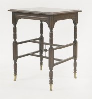 Lot 92 - An Aesthetic walnut centre table