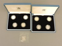 Lot 123 - Queen Elizabeth II Royal Mint silver proof piedfort £1 collections
