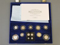 Lot 124 - A Great Britain millennium collection of silver proof coins