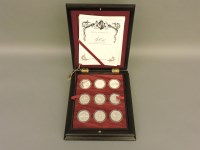 Lot 165 - A Great Britain silver proof coin set