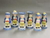 Lot 310 - Six 19th century Toby condiments