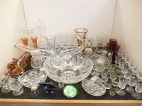 Lot 513 - Assorted glassware