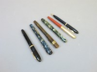 Lot 187 - A Conklin Nozac fountain pen and pencil set