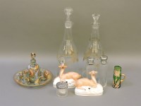 Lot 409 - Two Georgian decanters
