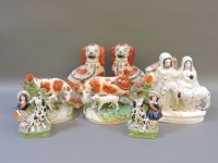 Lot 425 - Staffordshire figures