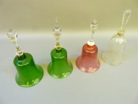 Lot 368 - Four Victorian glass bells