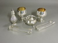Lot 218 - A pair of modern silver goblets