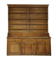 Lot 701 - A large pine dresser