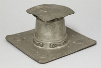 Lot 383 - A Liberty's Tudric pewter inkwell