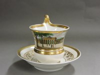 Lot 277 - A Berlin porcelain cabinet cup and saucer