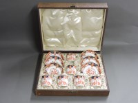 Lot 335 - A Royal Crown Derby coffee set