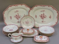 Lot 422 - A famille rose part service