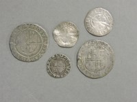 Lot 113 - Five silver hammered coins