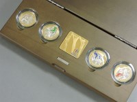 Lot 140 - The official Commonwealth Games silver Piedfort Collection