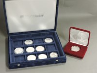 Lot 141 - Commemorative silver proof coins