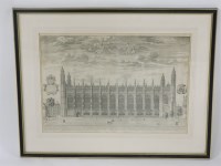 Lot 655 - David Loggan (1634-1692)
KINGS COLLEGE