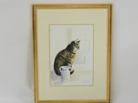 Lot 657 - Lesley Fotherby (b.1946)
STANLEY CONCENTRATING
Signed