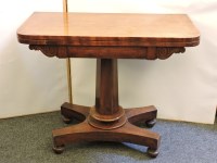 Lot 798 - A 19th century mahogany card table