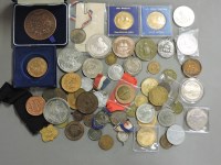 Lot 143 - A large quantity of naval history medallions