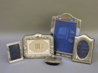 Lot 214 - Three silver photograph frames
