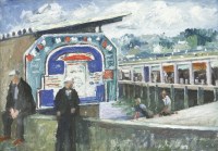 Lot 389 - Marjorie Mort (1906-1988)
'NEWLYN PIER'
Signed