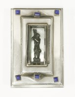 Lot 214 - An interior silver car mascot