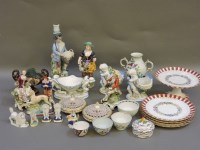 Lot 367 - A Derby figure of a young boy leaning on staff