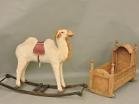 Lot 759 - A mid 20th century rocking camel
