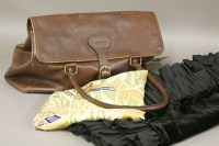 Lot 194 - A brown leather Barbour 'Bedale Durango' bag