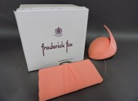 Lot 200 - A Frederick Fox pink pillbox hat