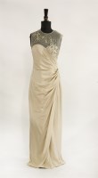 Lot 131 - A cream Bruce Oldfield evening dress