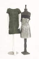 Lot 143 - An Alberta Ferretti for Philosophy green silk dress
