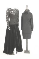 Lot 147 - A Caroline Charles black cotton jacket