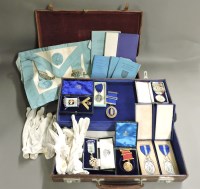Lot 297 - Silver and silver gilt Masonic orders and accessories