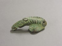 Lot 197 - A Greek bronze horse's head handle