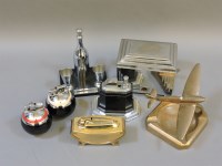 Lot 229 - Various vintage Ronson lighters and ashtrays