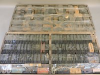Lot 551 - Two print trays