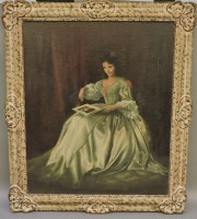 Lot 615 - Douglas Swainson
CELIA IN PERIOD DRESS
No?