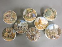 Lot 381 - Eight Victorian pot lids