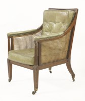 Lot 227 - The Claremont House Library Chair

A George III mahogany bergère chair