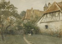 Lot 275 - Walter Frederick Roofe Tyndale (1855-1943)
A FRENCH VILLAGE