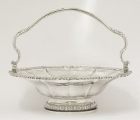 Lot 162 - A George IV silver basket