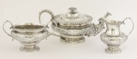Lot 168 - A George IV silver teapot