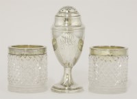 Lot 216 - A George III provincial silver pepper