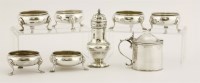 Lot 175 - A collection of George II/George III silver