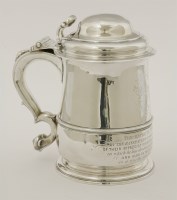 Lot 179 - A George II silver tankard