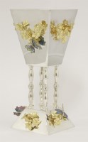 Lot 104 - A modern silver plated centerpiece