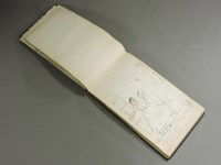 Lot 1113 - An album containing cartoons relating to Merville Boyer