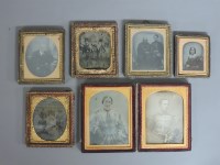 Lot 1101 - Six Victorian ambrotypes