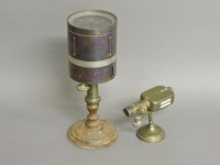 Lot 1318 - Two brass scientific instruments